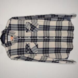 NWT Sovereign Code Men's Navy/Cream Button Down Shirt Size Medium